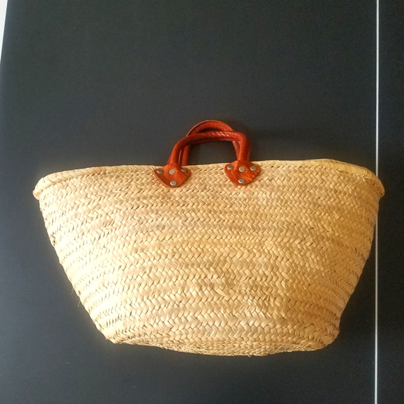 Straw Market Tote Beach Bag - Picture 1 of 6